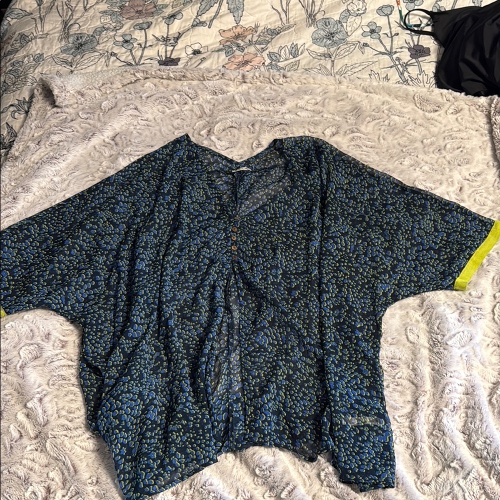 Women's Sheer Flowy Free People Top